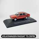 Miniatura Carros Clássicos do Brasil Nacional Volkswagen Passat 1976 Vermelho Escala 1:43