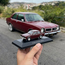 Miniatura Carros Clássicos do Brasil Nacional Chevette SL 1979 Vinho Escala 1:43