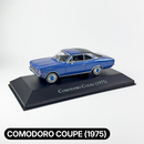 Miniatura Carros Clássicos do Brasil Nacional Comodoro Coupe 1975 Azul Escala 1:43