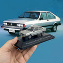 Miniatura Carros Clássicos do Brasil Nacional Volkswagen Passat GTS Pointer 1984 Prata Escala 1:43