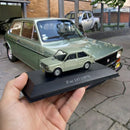 Miniatura Carros Clássicos do Brasil Nacional Fiat 147 1979 Verde Escala 1:43