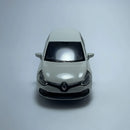 Miniatura Carrinho Clássico Brasileiro Renault Clio RS Branco Escala 1/36