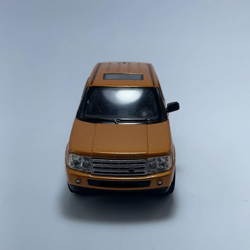 Carrinho Miniatura SUV Esportivo Range Rover Sport Laranja Escala 1/36