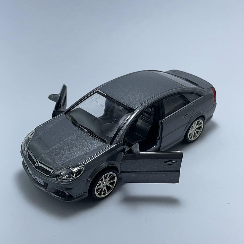 Miniatura Carrinho Clássico Brasileiro Opel Vectra Prata Escala 1/36