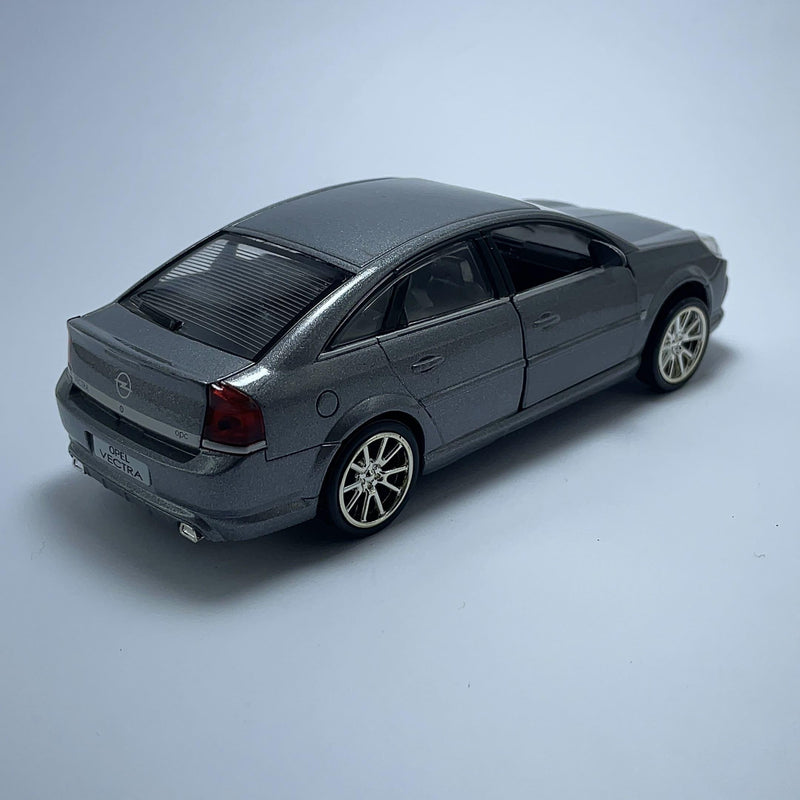 Miniatura Carrinho Clássico Brasileiro Opel Vectra Prata Escala 1/36