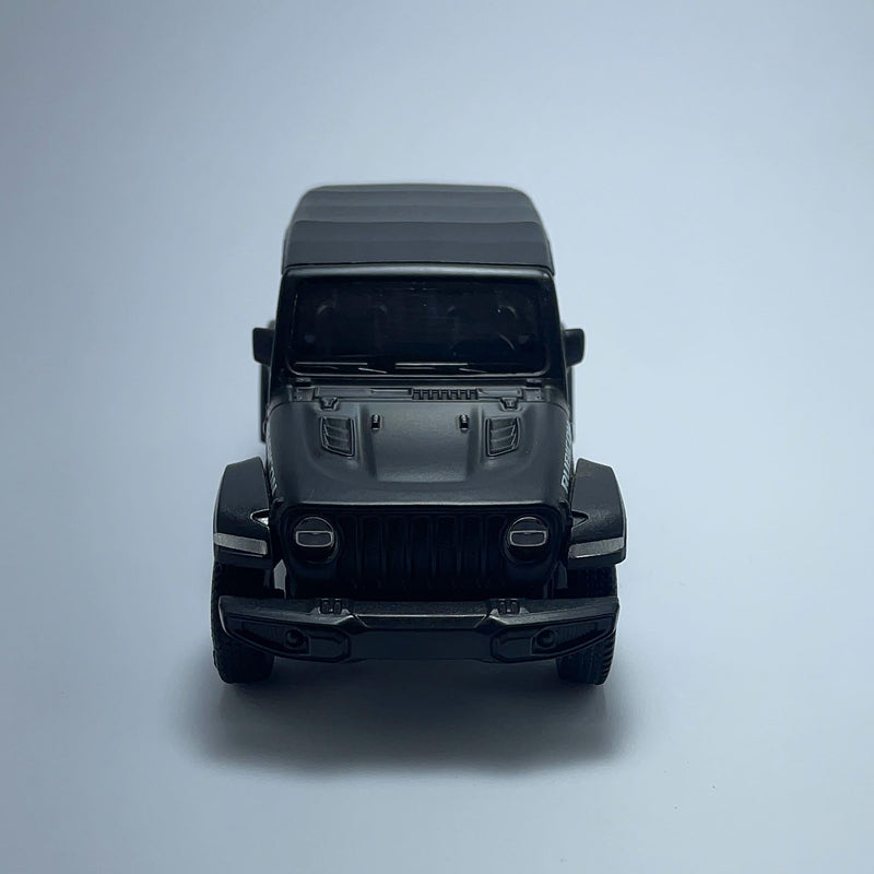 Carrinho Miniatura Jeep Wrangler Rubicon 2dr Preto Escala 1/36