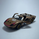 Miniatura Carrinho de Corrida Esportivo 1966 Ford GT40 MKII Escala 1/36
