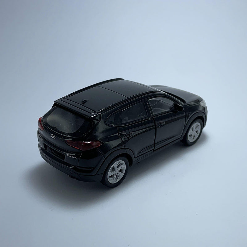 Carrinho Miniatura SUV Hyundai Tucson Preto Escala 1/36