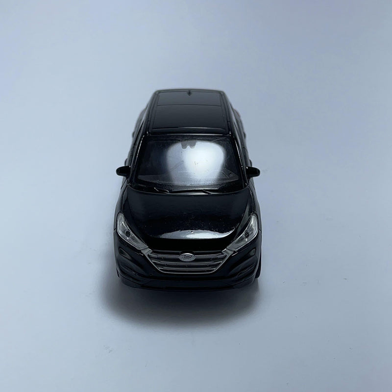 Carrinho Miniatura SUV Hyundai Tucson Preto Escala 1/36