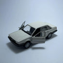 Miniatura Carrinho Antigo Clássico Brasileiro Volkswagen Santana Branco Escala 1/36