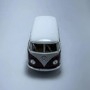 Miniatura Carrinho Antigo Clássico Brasileiro Volkswagen 1962 Kombi Classical Bus Vinho Escala 1/36