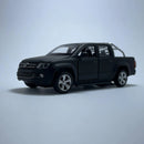 Miniatura Carro PickUp Brasileiro Volkswagen Amarok Preto Escala 1/46