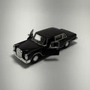 Miniatura Carro Antigo Clássico 1963 Mercedes Benz 600 Preto Escala 1/36
