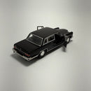 Miniatura Carro Antigo Clássico 1963 Mercedes Benz 600 Preto Escala 1/36
