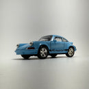 Miniatura Carrinho Antigo de Corrida Porsche 911 Carrera Rs 1973 Azul Escala 1/36