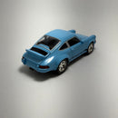 Miniatura Carrinho Antigo de Corrida Porsche 911 Carrera Rs 1973 Azul Escala 1/36