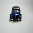 Miniatura Carro Antigo Clássico Brasileiro Volkswagen Fusca 1967 Azul Marinho Escala 1/36