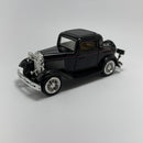 Carrinho Miniatura Antigo Clássico Ford Coupe 1932 Preto Escala 1/36