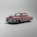 Miniatura Carrinho Antigo Clássico Cadillac Series 1953 Rosa Escala 1/36