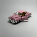 Miniatura Carrinho Antigo Clássico Cadillac Series 1953 Rosa Escala 1/36