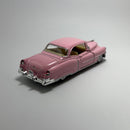 Miniatura Carrinho Antigo Clássico Cadillac Series 1953 Rosa Escala 1/36