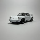 Miniatura Carro Antigo Clássico Esportivo de Corrida Porsche 911 Turbo Escala 1/36