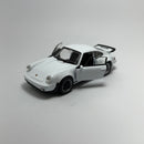 Miniatura Carro Antigo Clássico Esportivo de Corrida Porsche 911 Turbo Escala 1/36