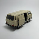 Miniatura Carrinho VAN Volkswagen T3 Bege Escala 1/36
