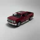 Miniatura Carro PickUp Nacional Chevrolet Silverado 2014 Vinho Escala 1/36