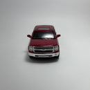Miniatura Carro PickUp Nacional Chevrolet Silverado 2014 Vinho Escala 1/36