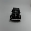 Carrinho Miniatura Antigo Clássico Brasileiro Volkswagen Fusca 1967 Conversível Preto Escala 1/36