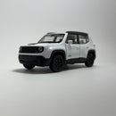 Miniatura Carrinho Nacional Jeep Renegade Branco Escala 1/36
