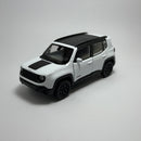 Miniatura Carrinho Nacional Jeep Renegade Branco Escala 1/36