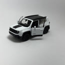 Miniatura Carrinho Nacional Jeep Renegade Branco Escala 1/36