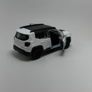 Miniatura Carrinho Nacional Jeep Renegade Branco Escala 1/36