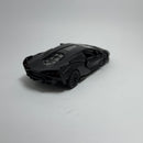 Miniatura Carro Esportivo de Corrida Lamborghini Sián Preto Escala 1/36