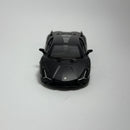 Miniatura Carro Esportivo de Corrida Lamborghini Sián Preto Escala 1/36