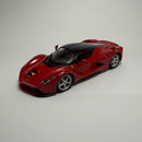 Miniatura Carro Esportivo de Corrida LaFerrari Vermelha Escala 1/24