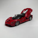 Miniatura Carro Esportivo de Corrida LaFerrari Vermelha Escala 1/24