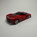 Miniatura Carro Esportivo de Corrida LaFerrari Vermelha Escala 1/24