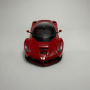 Miniatura Carro Esportivo de Corrida LaFerrari Vermelha Escala 1/24