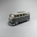 Miniatura Carro Antigo Clássico Nacional Volkswagen Kombi 1963 Cinza Escala 1/24