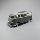 Miniatura Carro Antigo Clássico Nacional Volkswagen Kombi 1963 Cinza Escala 1/24