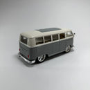 Miniatura Carro Antigo Clássico Nacional Volkswagen Kombi 1963 Cinza Escala 1/24