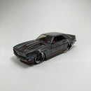 Miniatura Carrinho Esportivo de Corrida 1986 Chevrolet Camaro SS Cinza Escala 1/24
