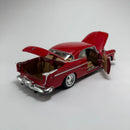 Miniatura Carro Antigo Clássico 1955 Chrysler C300 Vermelho Escala 1/24