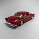 Miniatura Carro Antigo Clássico 1955 Chrysler C300 Vermelho Escala 1/24