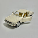 Carrinho Miniatura Antigo Clássico 1964 Ford Mustang Creme Escala 1/36