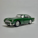 Miniatura Carro Antigo Esportivo De Corrida 1968 Aston Martin DB5 Verde Escuro Escala 1/36
