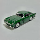 Miniatura Carro Antigo Esportivo De Corrida 1968 Aston Martin DB5 Verde Escuro Escala 1/36